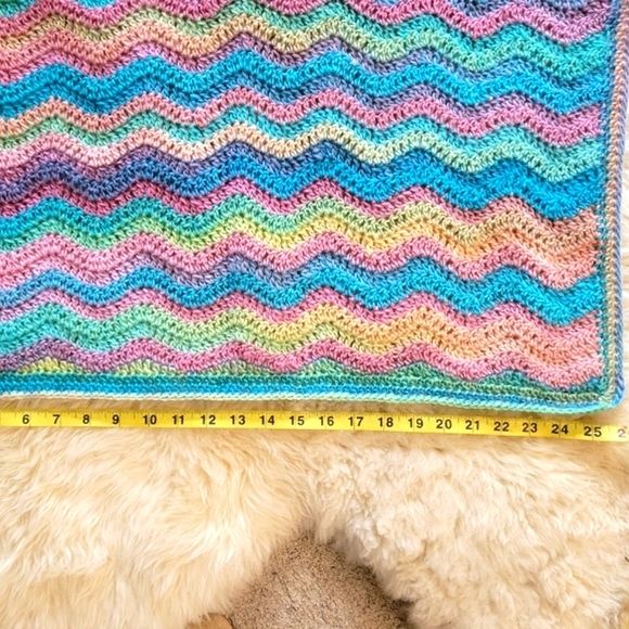Handmade Crocheted Blanket - Picture 3 of 5